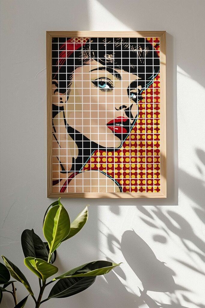 Врамена слика Wallity Popkare19, 33x48 см