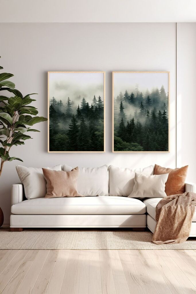 Wallity врамена слика Ersy2Limodel19, 33x48 см, 2 дела