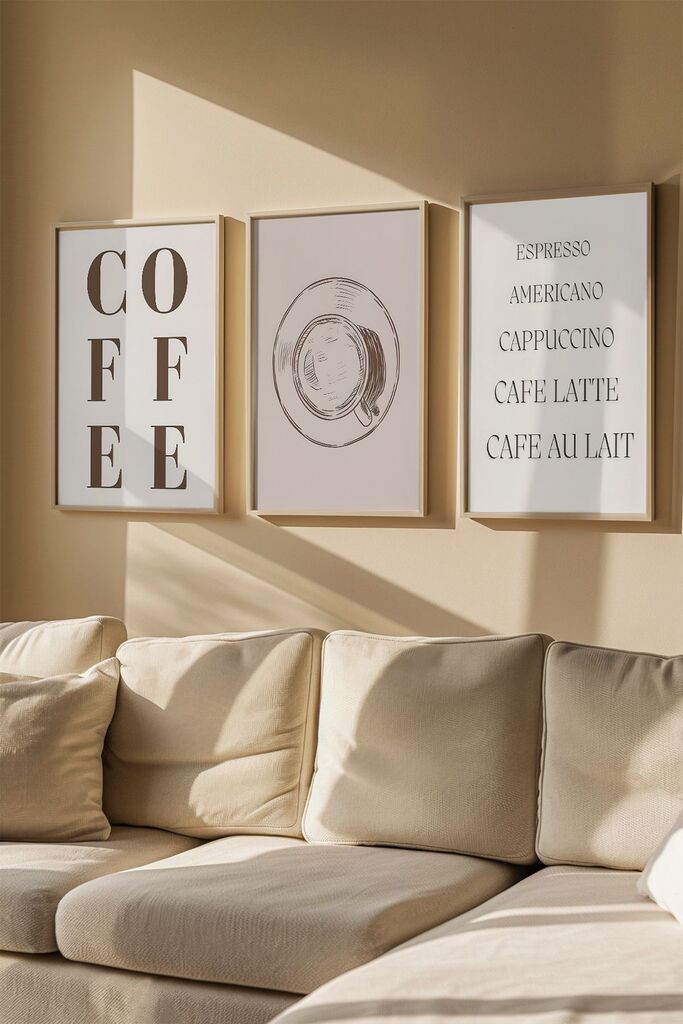 Слика во рамка Wallity Artvmodel34, 33x48 см, 3 дела