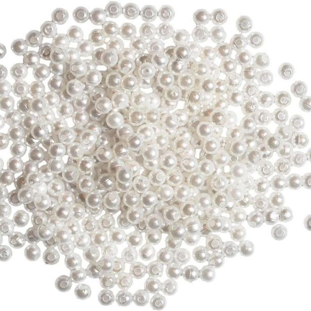 Џуниорски бисери Crafty kids, бели