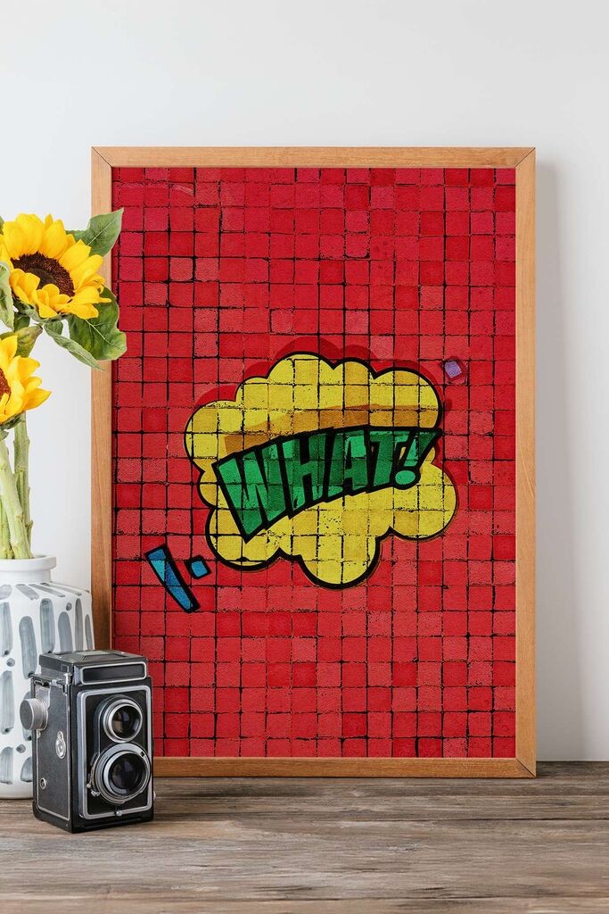 Врамена слика Wallity Popmosaic7, 33x48 см
