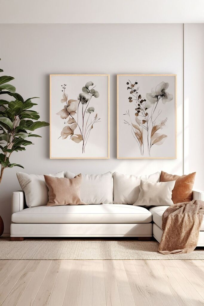 Wallity врамена слика Ersy2Limodel16, 33x48 см, 2 дела