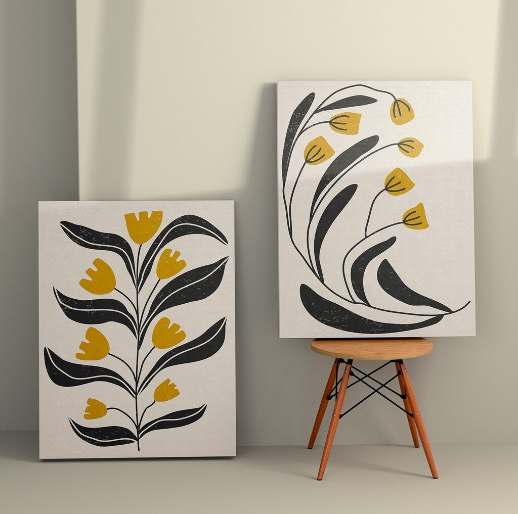 Слика Wallity 2KNV4321, 50x70 см, 2 дела