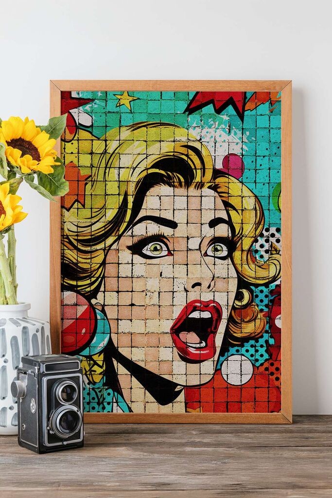 Врамена слика Wallity Popmosaic29, 33x48 см