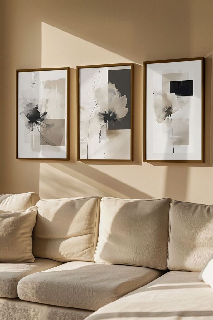 Слика во рамка Wallity Artvmodel40, 33x48 см, 3 дела