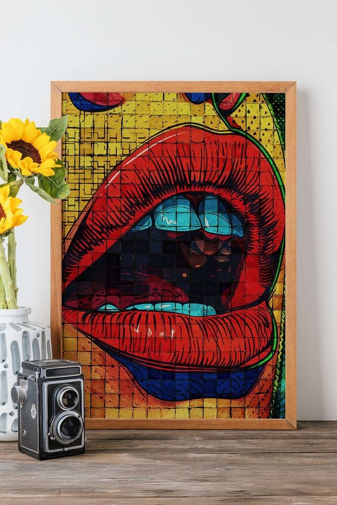 Слика во рамка Wallity Popmosaic28, 33x48 см