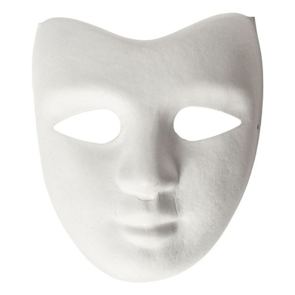 Маска за лице за деца Crafty kids, бела