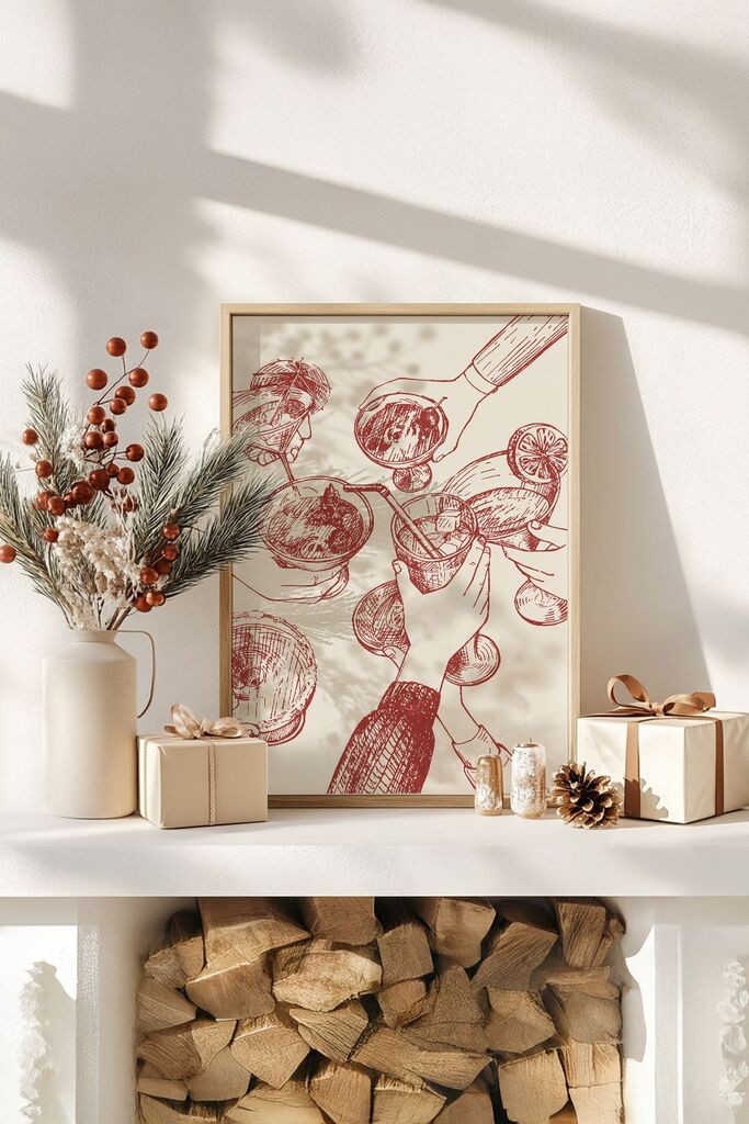 Врамена слика Wallity Nwyearsngmdl20, 33x48 см