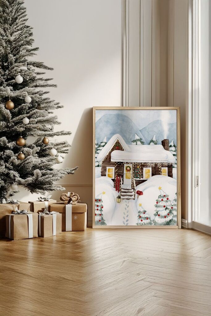 Врамена слика Wallity Nwyearsngmdl66, 33x48 см