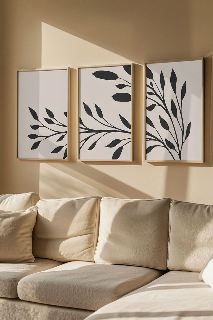 Слика во рамка Wallity Artvmodel33, 33x48 см, 3 дела