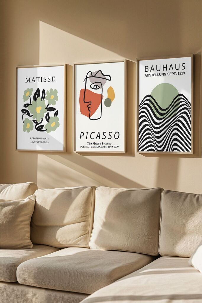 Слика во рамка Wallity Artvmodel13, 33x48 см, 3 дела