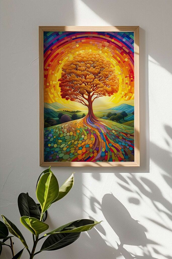 Слика во рамка Wallity Mscartmdl8, 33x48 см