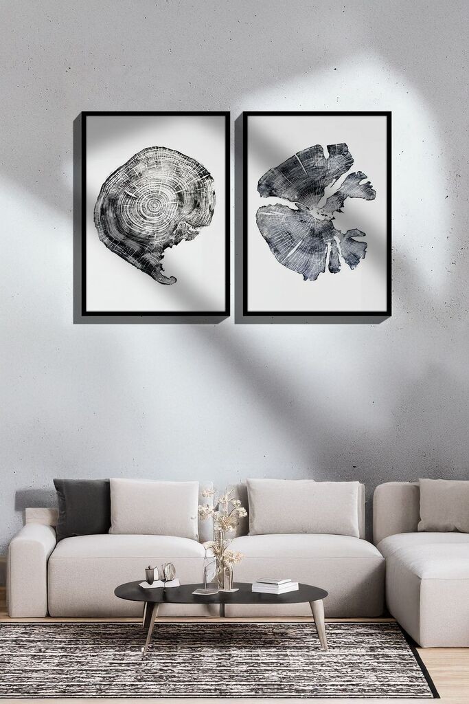 Wallity врамена слика Ersy2Limodel15, 33x48 см, 2 дела