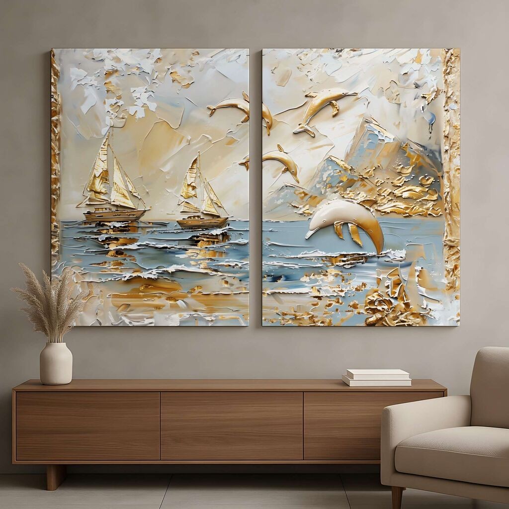 Wallity слика DEV9, 160x120 см, 2 дела