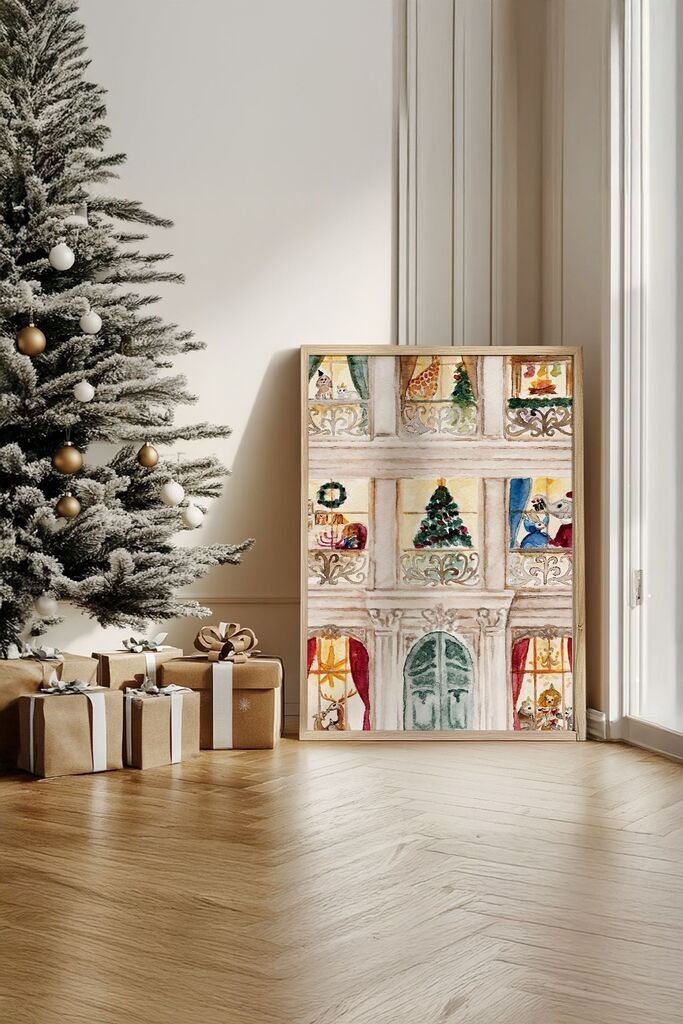 Врамена слика Wallity Nwyearsngmdl50, 33x48 см