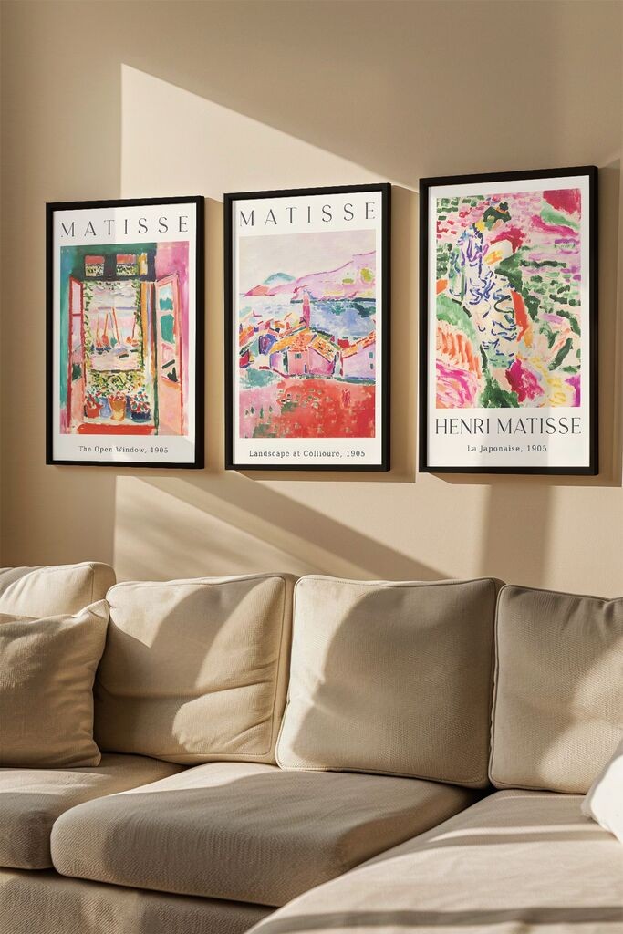 Слика во рамка Wallity Artvmodel1, 33x48 см, 3 дела