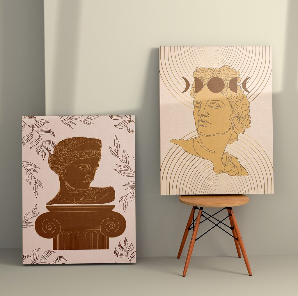 Слика Wallity 2KNV4256, 50x70 см, 2 дела