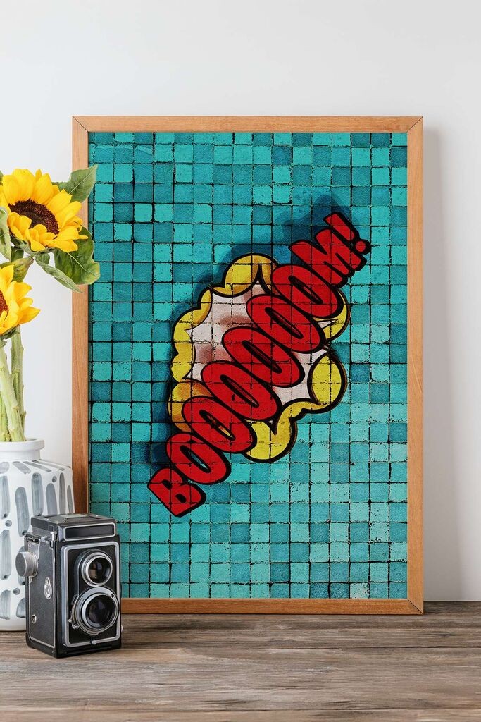 Слика во рамка Wallity Popmosaic8, 33x48 см