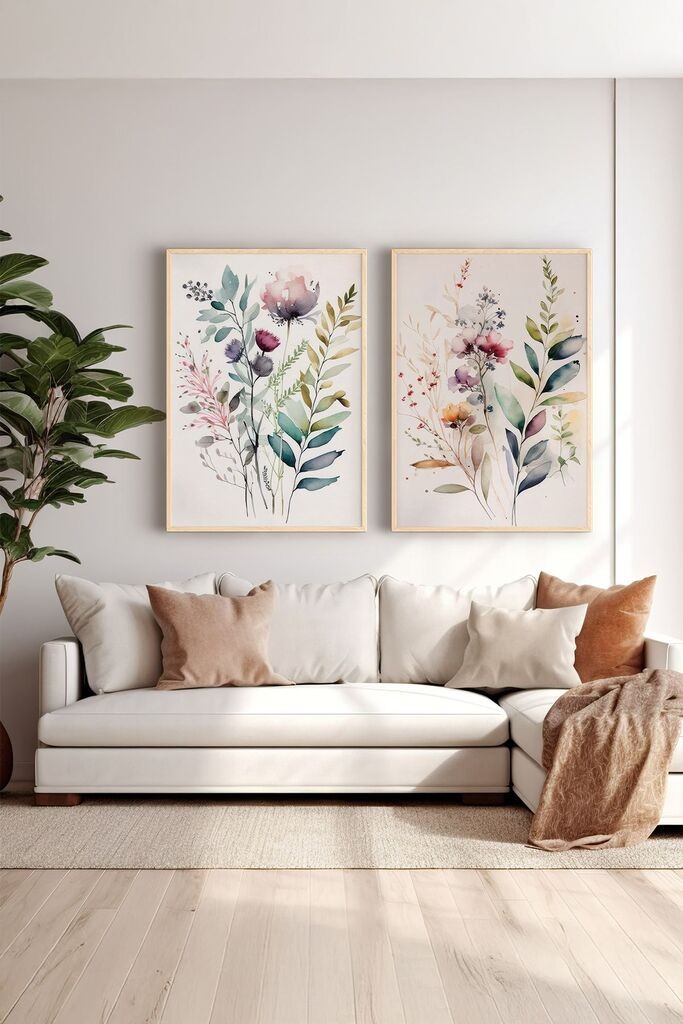Wallity врамена слика Ersy2Limodel37, 33x48 см, 2 дела