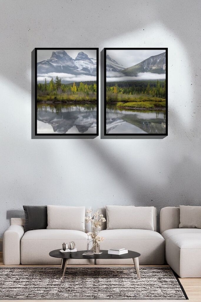 Wallity врамена слика Ersy2Lımodel17, 33x48 см, 2 дела