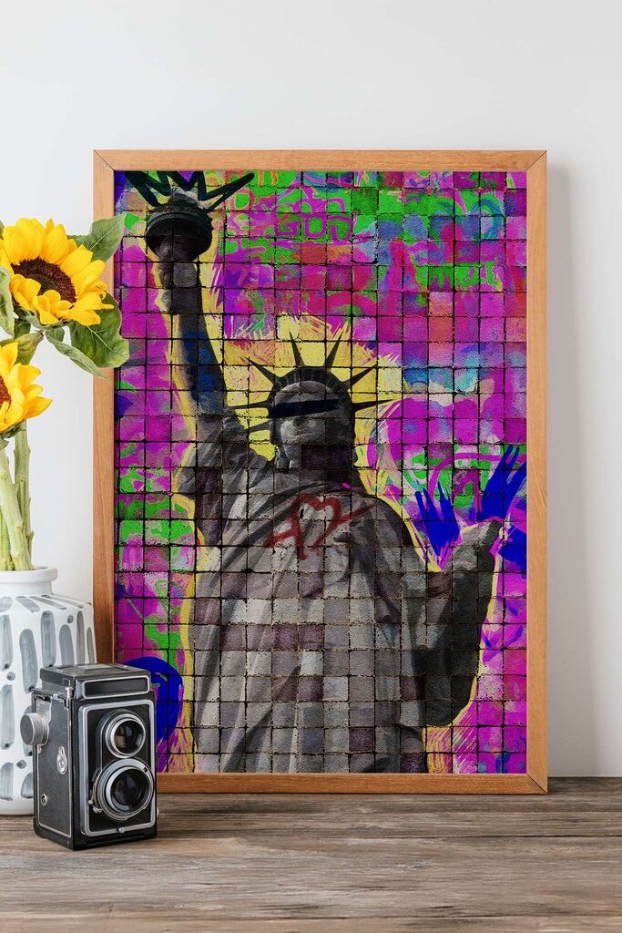 Врамена слика Wallity Popmosaic6, 33x48 см