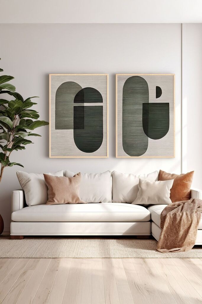 Wallity врамена слика Ersy2Limodel41, 33x48 см, 2 дела