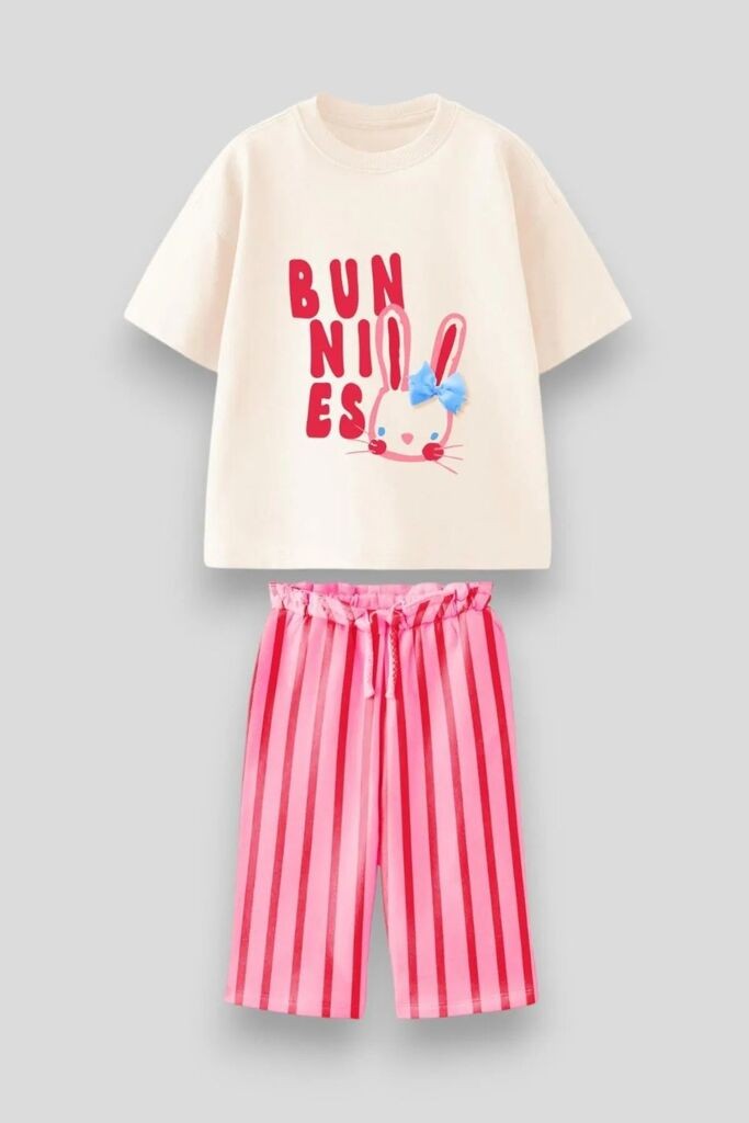 Комплет “Bunnies” маица и панталончиња