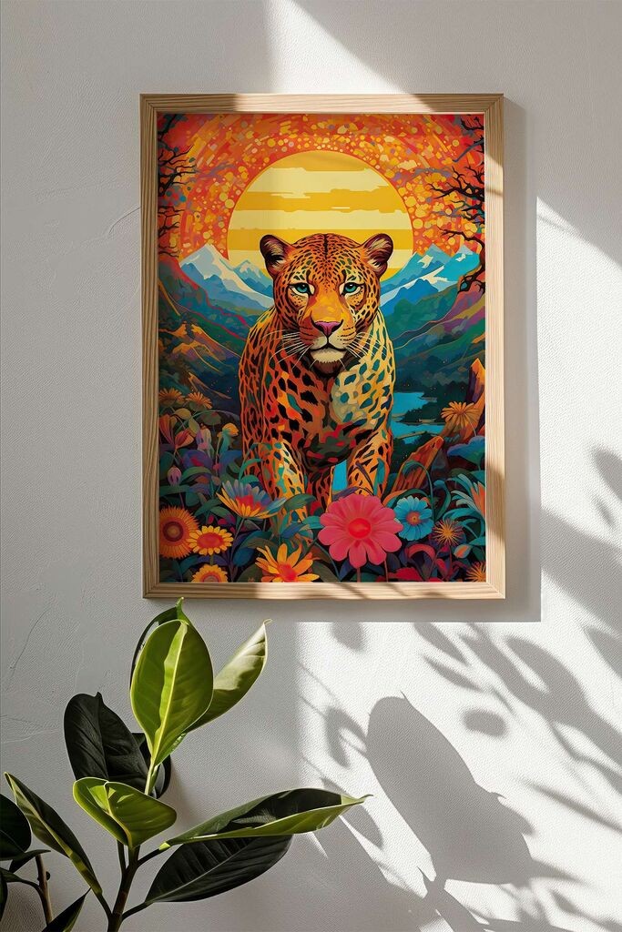 Слика во рамка Wallity Mscartmdl7, 33x48 см