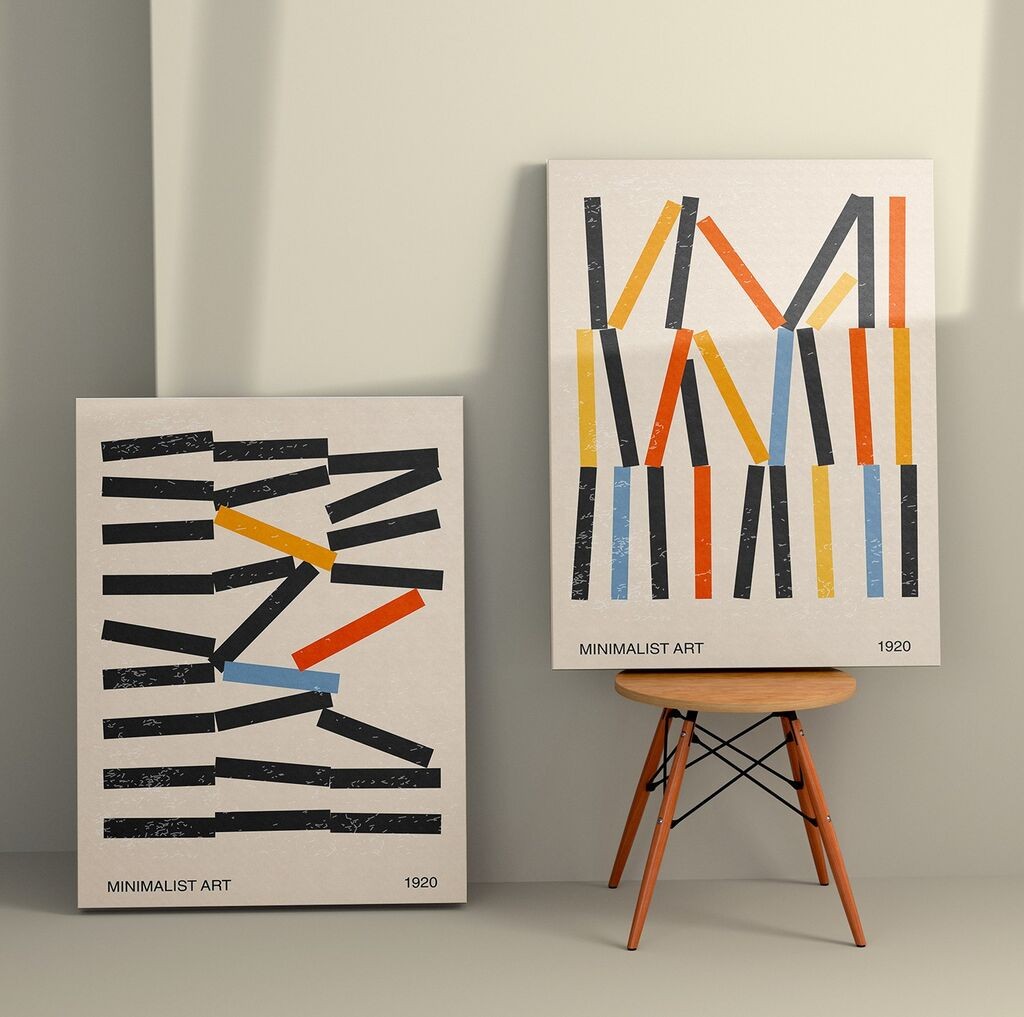 Слика Wallity 2KNV4267, 50x70 см, 2 дела