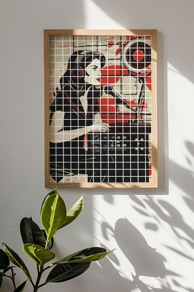 Врамена слика Wallity Popkare23, 33x48 см