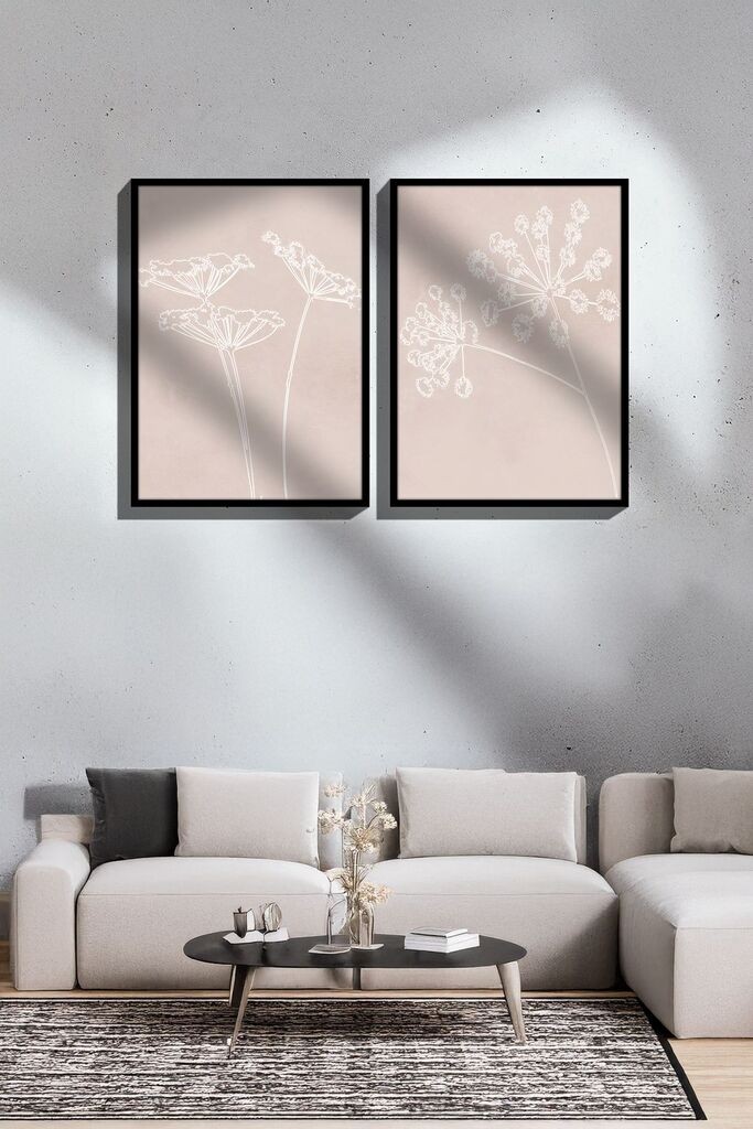 Wallity врамена слика Ersy2Limodel45, 33x48 см, 2 дела