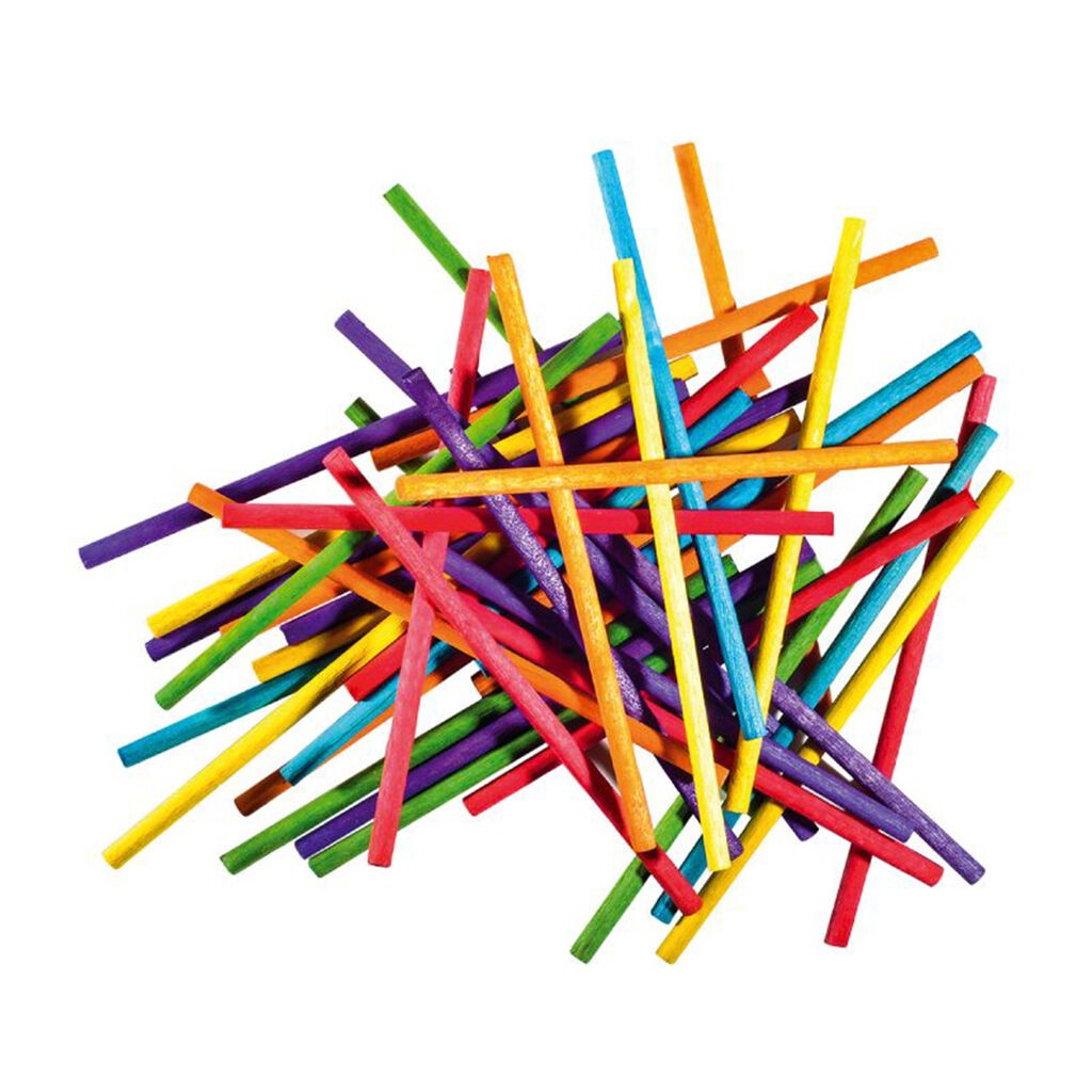 Детски стапчиња за креативност, 80 парчиња, шарени