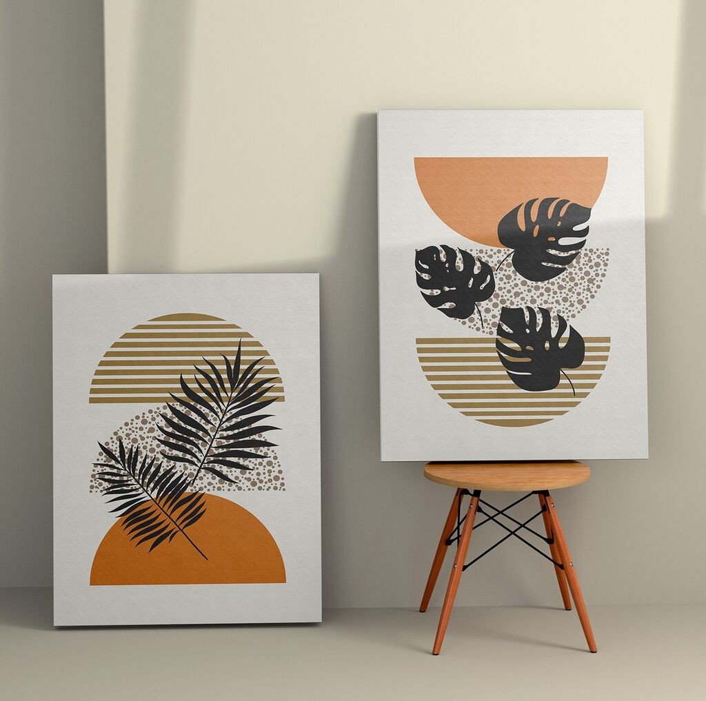 Слика Wallity 2KNV4253, 50x70 см, 2 дела