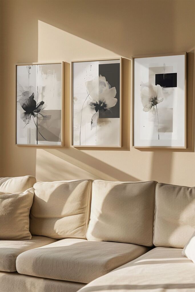 Слика во рамка Wallity Artvmodel40, 33x48 см, 3 дела