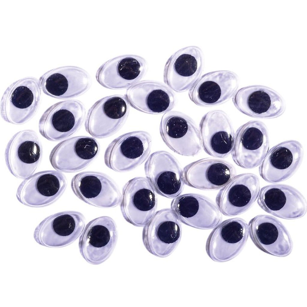 Junior Eyes Crafty deco, овално, 10 мм