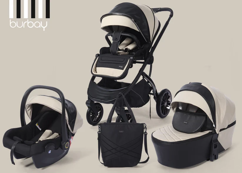 Burbay Количка Maggio 3 во 1- Beige AS888