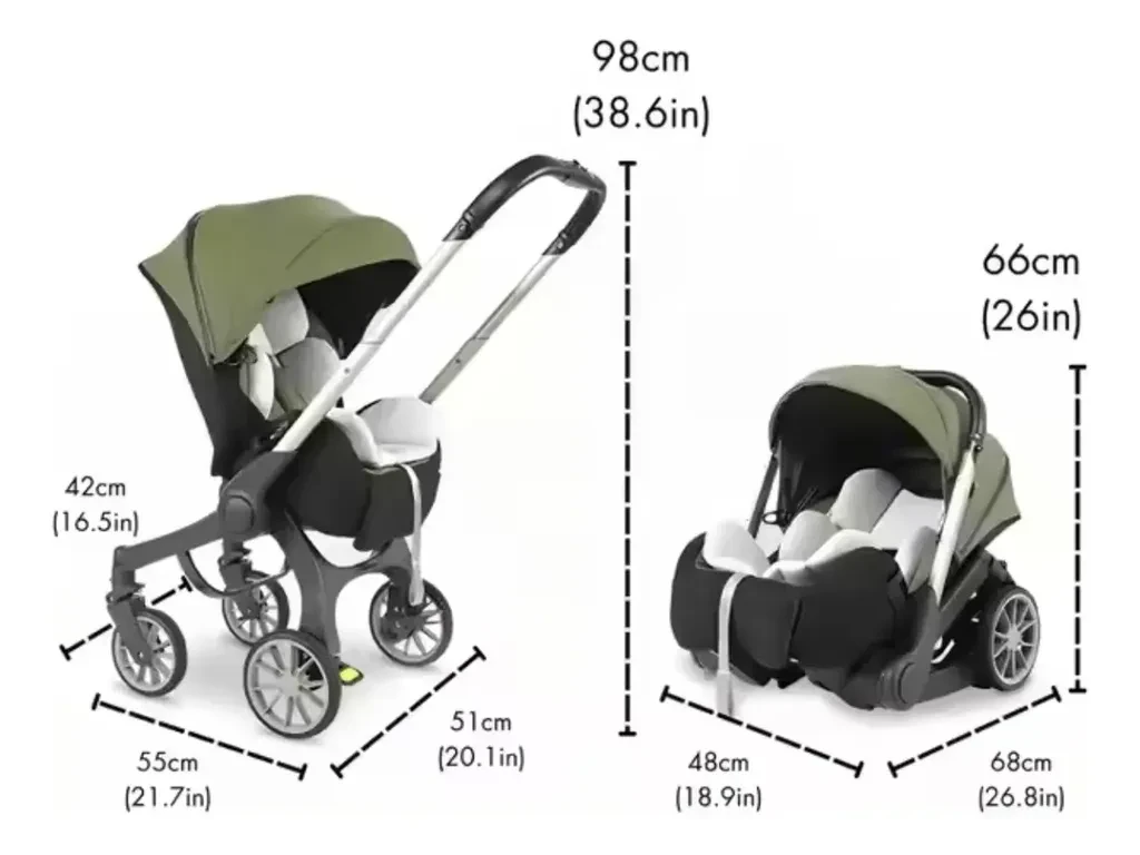 Количка Snuzzi 4-во-1 Green S700