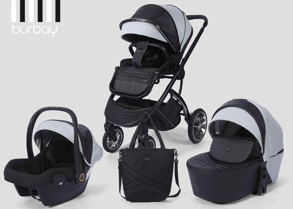 Количка Maggio 3 во 1- Grey AS888