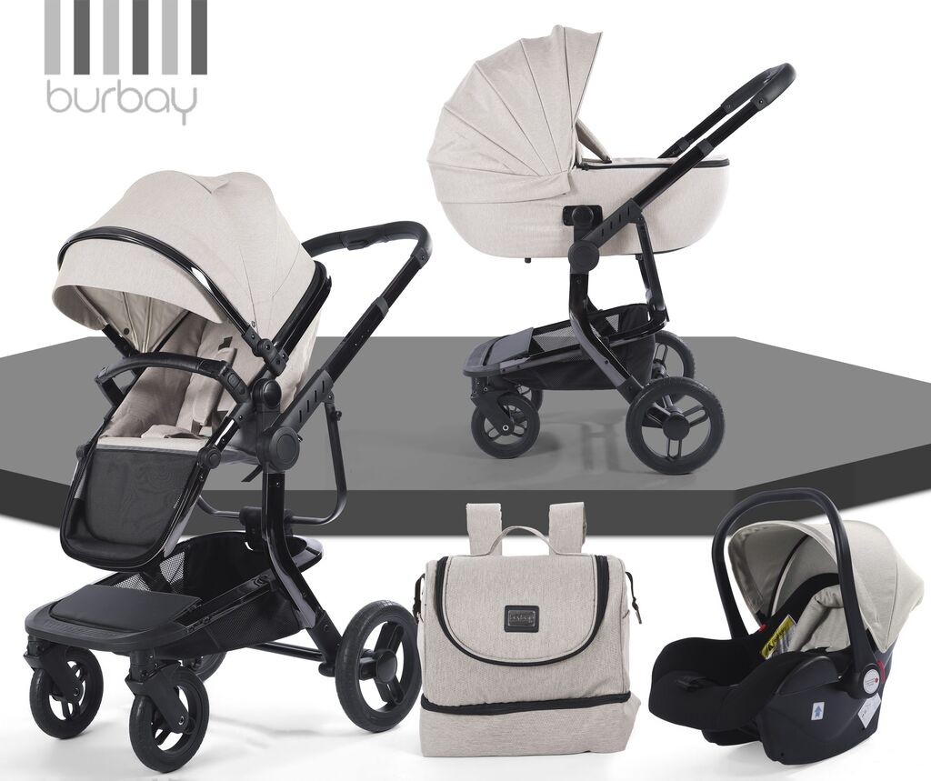 Burbay Количка Fiorella 3 во 1 Beige - AS58S