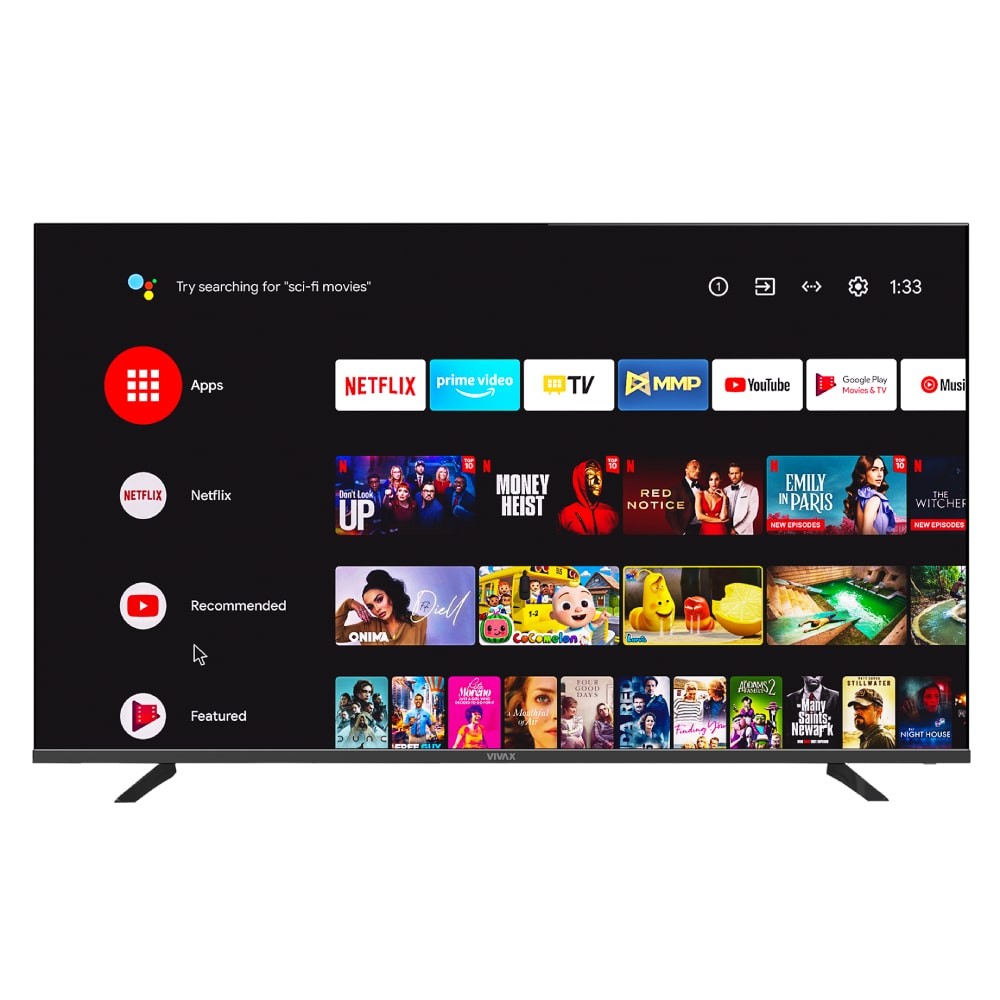 VIVAX Телевизор 65UHD10K 65", Smart, A Series