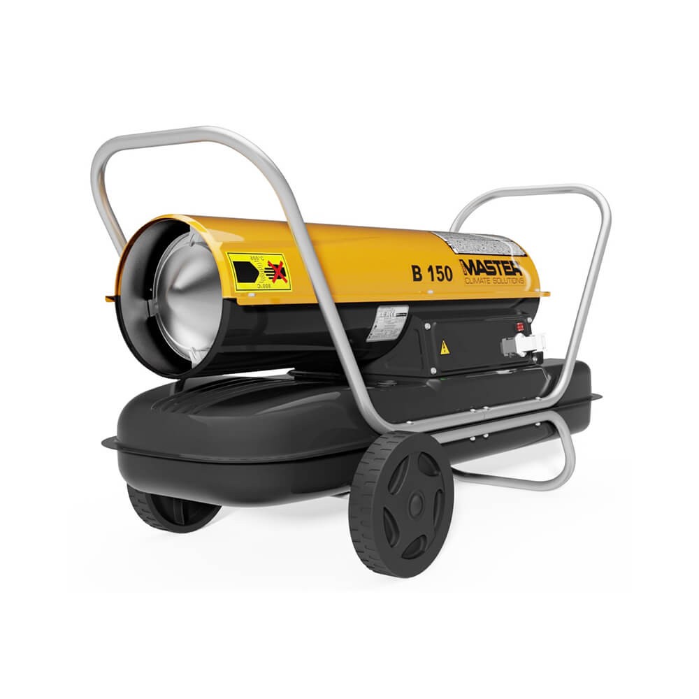 MASTER Директен грејач на дизел гориво B150-44kW на тркала до 180м2