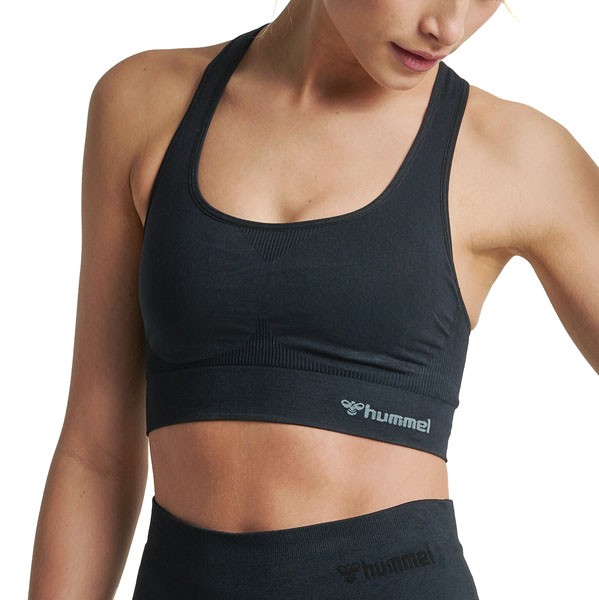 HUMMEL Женски топ HMLTIF SEAMLESS црн