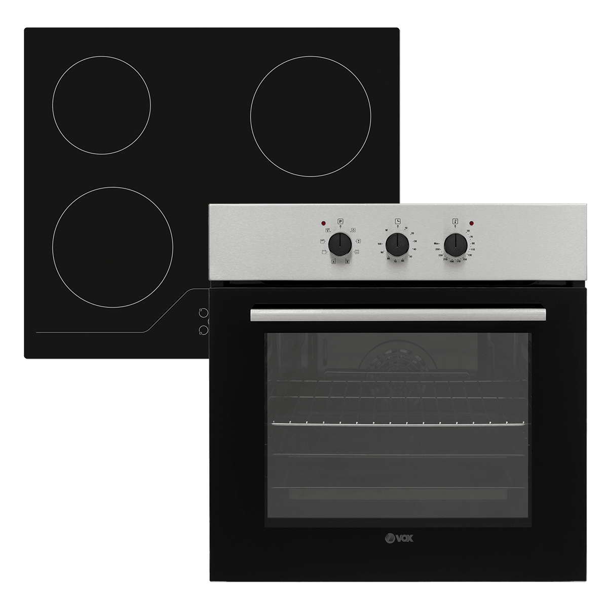 Vox Вградлив Сет Стаклокерамичка плотна и рерна 2110400 B