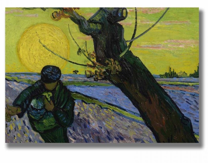 Wallxpert 70100VANGOGH018 Декоративна слика, 70x100 см