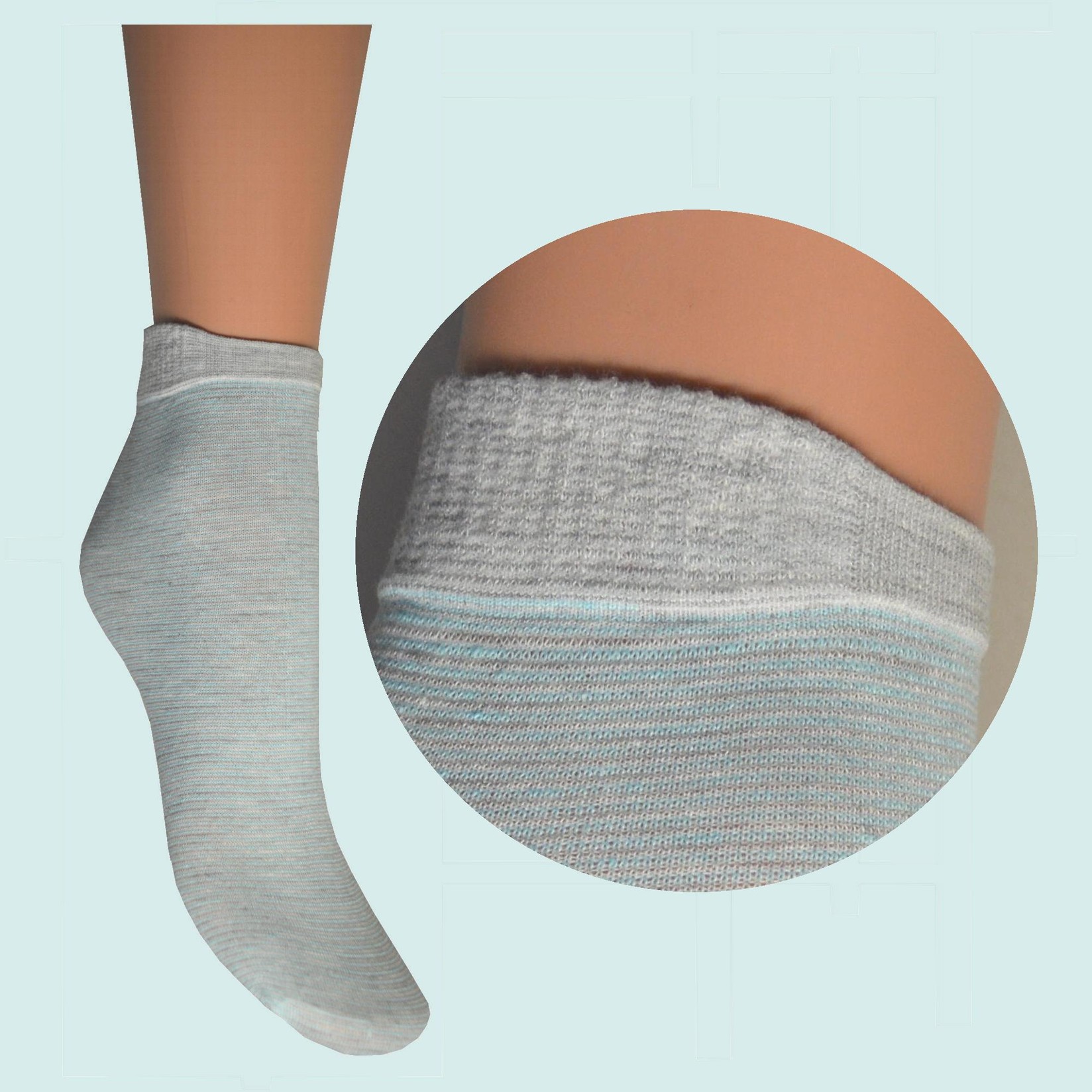 ARAI Женски памучни сокни класик прскани