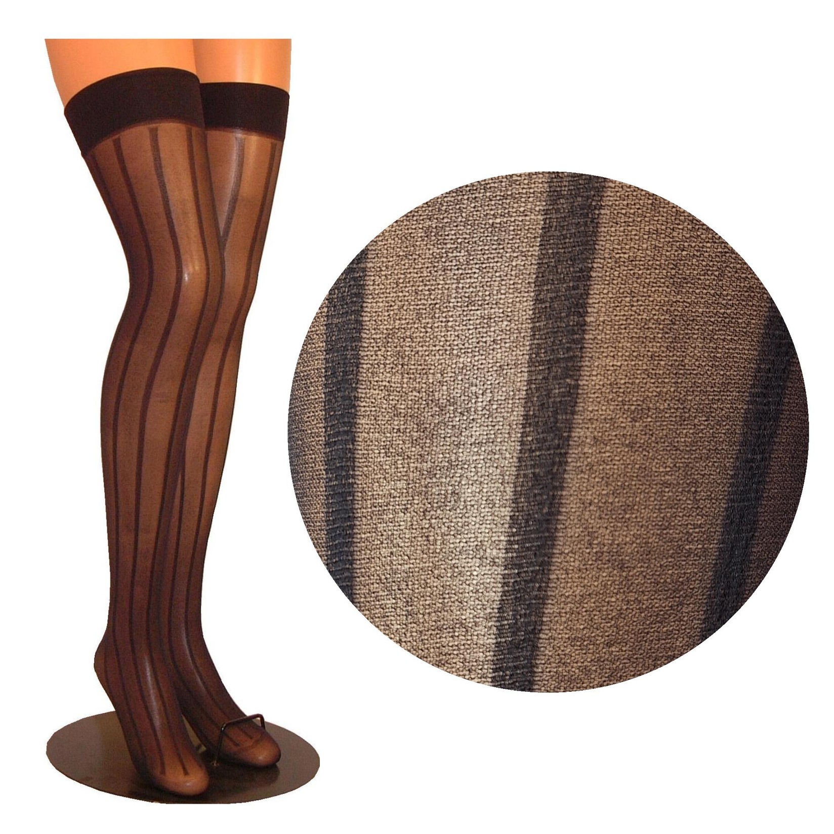 ARAI Женски дезенирани високи чорапи Анабела