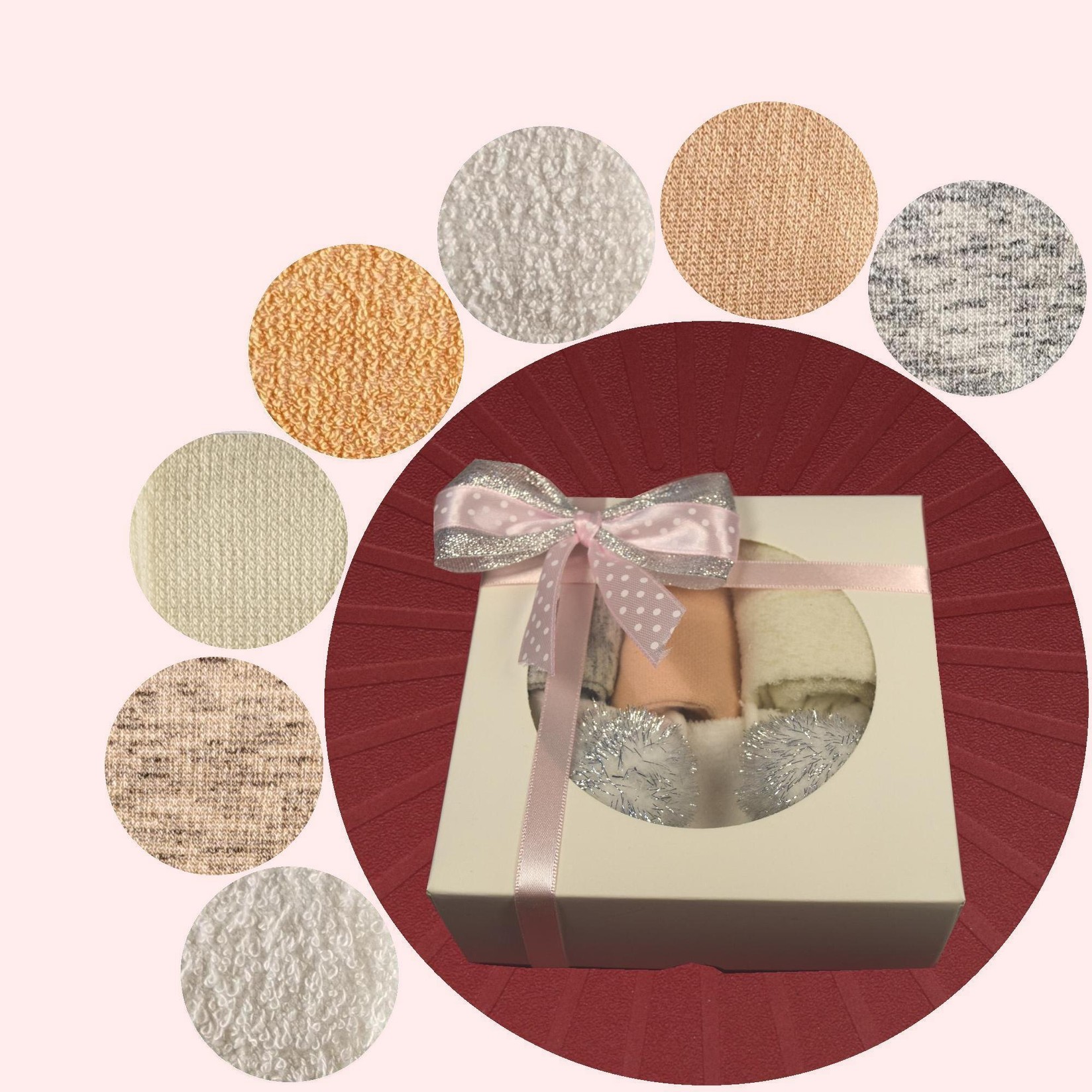 ARAI Бебешки украсен пакет со чорапи и хулахопки