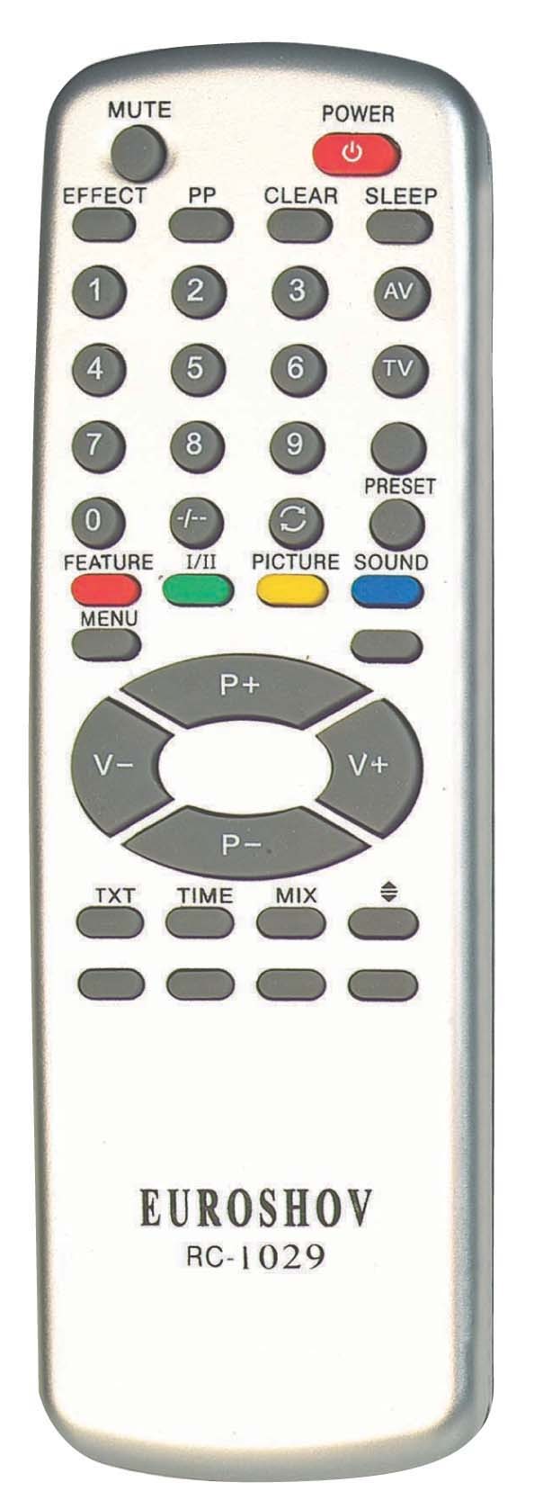 Alfa Electric Далечинско за ТВ Euroshow KK1033 RC-029