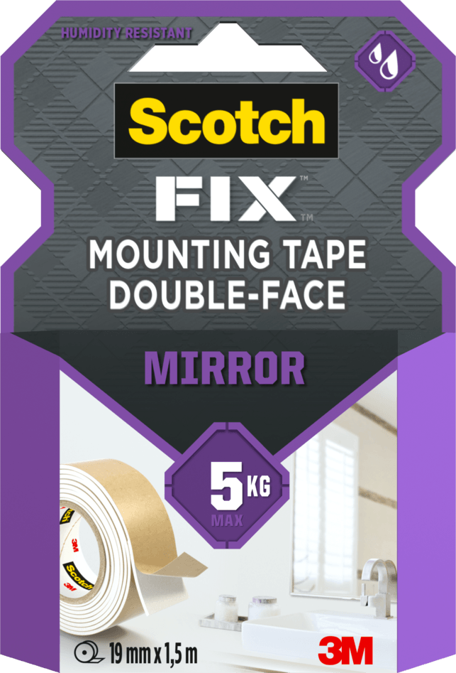 3M - Scotch-Fix™ Двострано леплива трака за стакло