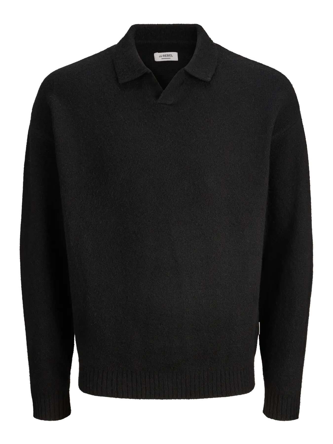 JJ REBEL Машки Џемпер JREBSONAR KNIT SPLIT NECK